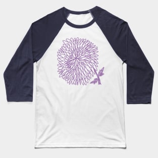 Blooming Flower Baseball T-Shirt